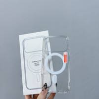 Nouvelle Coque Transparente Magnétique Puissante de Haute Qualité en Acrylique pour la Série iPhone 17