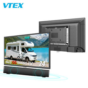 24 pouces Web OS barre de son RV voiture <span class=keywords><strong>TV</strong></span> DVBT2 1G 8G télévision <span class=keywords><strong>WiFi</strong></span> Smartphone miroir extérieur Marine caravane <span class=keywords><strong>Camping</strong></span> Smart 12V DC <span class=keywords><strong>TV</strong></span> - Product Image 6