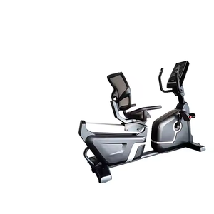 fitness equipment recumbent seated exercise <b>bike</b> 2026 new <b>padded</b> <b>seat</b> anti‑slip home fitness studio machine ce approved factory - Product Image 1