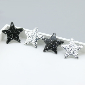Brillante estrella de cinco puntas resina joyería llaveros COLLAR COLGANTE DIY resina accesorios para Decoración - Product Image 2