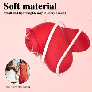 S-HANDE 섹스 토이 실리콘 모델 마사지 제품 성인용품 질 꿀벌 장미 강력한 흡입 핑거 바이브레이터 성인 장난감 - Product Image 3