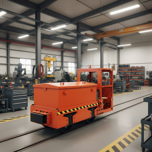 Locomotora Eléctrica de Batería de 8 Toneladas para Minería Subterránea, Maquinaria de Transporte Nueva, Vía de <span class=keywords><strong>600</strong></span> mm de Ancho - Product Image 2