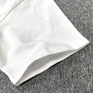 Camiseta de Hombre de Talla Grande, Corte Regular, de Poliéster/Algodón Grueso, Lavada, Lisa, con Logotipo Personalizado, Estampado Personalizable, Cuello Redondo, Manga Corta - Product Image 6