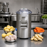 Automatische wortelschiller voor pastinak, taro, yam en radijs.