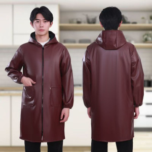 Couverture en cuir rouge vin