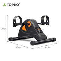 Vélo d'exercice électrique TOPKO de haute qualité pour la maison, le bureau et la salle de sport – Mini pédalier d'exercice intérieur