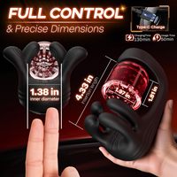Private Label Vibrierendes Sexspielzeug Männlicher Stimulator Rotierender Klemm-Vibrator für die Eichel Sexmaschine Penispumpe Masturbator