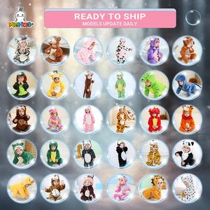 Michley Penguin Factory Venta al por mayor Logotipo personalizado Color Cremallera Pijamas para bebés recién nacidos 100% Franela Bebé Onesie Mamelucos <span class=keywords><strong>Pijama</strong></span> - Product Image 3