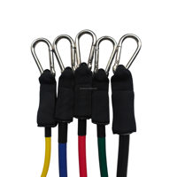 Gymarts 11 pièces Bande de résistance Bande élastique pour l'exercice à domicile