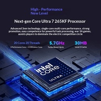 Nueva PC de Escritorio para Juegos con Refrigeración Líquida RGB Personalizable al por Mayor, Intel U7 265KF, RTX 5070, 12GB DDR5, 1TB SSD