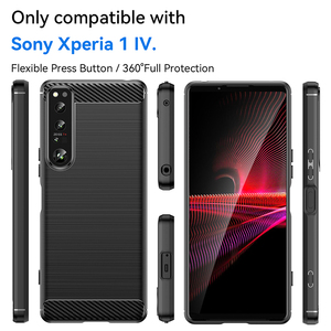 Étui pour <span class=keywords><strong>Sony</strong></span> <span class=keywords><strong>Xperia</strong></span> 1 IV, texture carbone, antichoc, souple, TPU, <span class=keywords><strong>coque</strong></span> de téléphone portable pour <span class=keywords><strong>Xperia</strong></span> 5 V 10 VI 1 VIII - Product Image 6