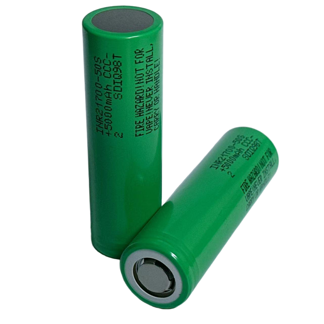21700 High-rate Full-tab 3.6V 5000mah 50S Grade a 60A 800 Cycles Rechargeable Battery Cell for Samsung 50S Power Tool UAV
