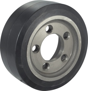 Linde Drive Wheel 0039902308 Rueda de carretilla elevadora de goma 254x102-80 Reemplazo compatible con Linde <span class=keywords><strong>Fenwick</strong></span> 1154 1164 1158 - Product Image 1