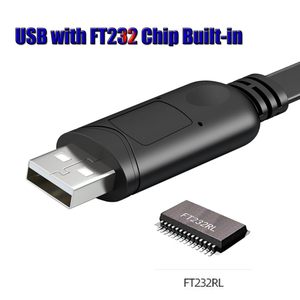 1.8m FTDI chip ft232r <span class=keywords><strong>USB</strong></span> giao diện điều khiển cáp Type-A <span class=keywords><strong>USB</strong></span> Nam để RJ45 8P8C <span class=keywords><strong>Jack</strong></span> Rollover giao diện điều khiển cáp cho Cisco Huawei h3c tengda - Product Image 4