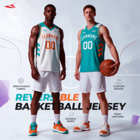 Maillot de Basketball Réversible Personnalisé pour Équipes, Respirant, Sublimation Professionnelle, Vente en Gros, pour Jeunes, 1688.Com