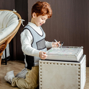 Chaleco con Peso Ajustable para Niños, Chaleco Sensorial con Peso para Niños con Autismo, Chaleco de Compresión Transpirable y Calmante - Product Image 2