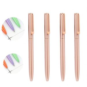 Promotional Multi-Color Rotary Metal Ballpoint <b>Pen</b> With Creative Oil Laser Custom Printed Logo Advertising for Office Gift - Product Image 1