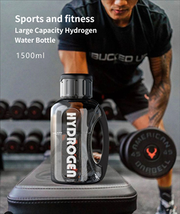 ขวดผลิตน้ำไฮโดรเจน 1500 มล. เทคโนโลยี SPE PEM ป้องกันการรั่วซึม ขวดน้ำสำหรับเล่นกีฬา ใช้พลังงานจากแบตเตอรี่ สำหรับใช้กลางแจ้งและในบ้าน - Product Image 6