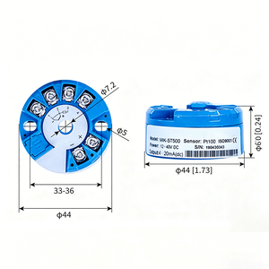 Конвертер температурного сигнала Teicaro 4-20 мА, модуль выхода для датчиков PT100 RTD, интегрированный преобразователь температуры, USB, OEM, ODM, IP65 - Product Image 2