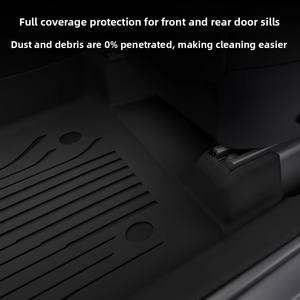 Tapis de sol de voiture en TPE 3D épais, résistant à l'usure et imperméable, et tapis de coffre dédiés pour <span class=keywords><strong>Tesla</strong></span> Model (vente en gros) - Product Image 5