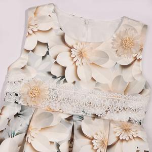 Vestido de noche <span class=keywords><strong>para</strong></span> <span class=keywords><strong>niñas</strong></span> Retro americano europeo, vestido de princesa con estampado Floral de mariposa <span class=keywords><strong>para</strong></span> niños <span class=keywords><strong>para</strong></span> fiesta de verano de satén de <span class=keywords><strong>Amazon</strong></span> - Product Image 5