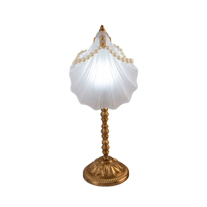 Exquisite Luxury Shell Table Lamp E27 Led Switch Control Bedroom Bedside Lamp - Product Image 5