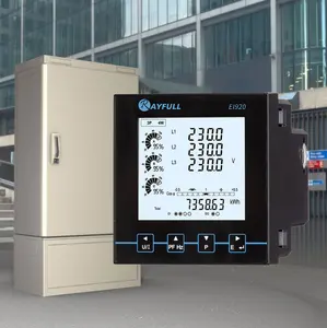 Rayfull EI920 Triphase Ethernet Port TCP/IP RS485 Modbus Power Analyzer Digital Panel Meter For Data Center