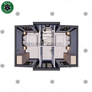 Maison conteneur préfabriquée 2-3 chambres à construire rapidement, villa extensible en panneaux sandwich, maison mobile - Product Image 6