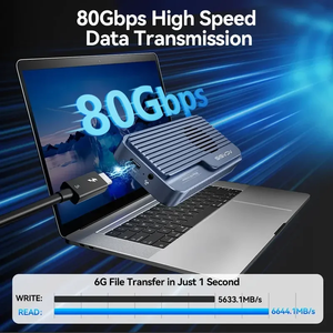<span class=keywords><strong>Acasis</strong></span> 80Gbps USB 4 V2 M.2 <span class=keywords><strong>NVMe</strong></span> SSD Enclosure Solid State Drive เคส SSD พร้อมพัดลมระบายความร้อน - Product Image 5