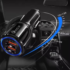 Chargeur de voiture automobile à charge rapide 3A Chargeur de téléphone de voiture intelligent double <span class=keywords><strong>USB</strong></span> Petit chargeur de téléphone portable rapide - Product Image 6