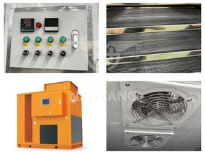 Débit d'air uniforme d'équipement de séchage d'épice électrique de machine de dessiccateur de piment compact pour les poivrons en poudre - Product Image 5