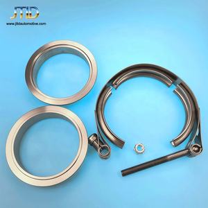 3 "Exhaust Down Pipe v Band Kits Grampo de Banda V Padrão com Flanges Masculinas e Femininas - Product Image 6