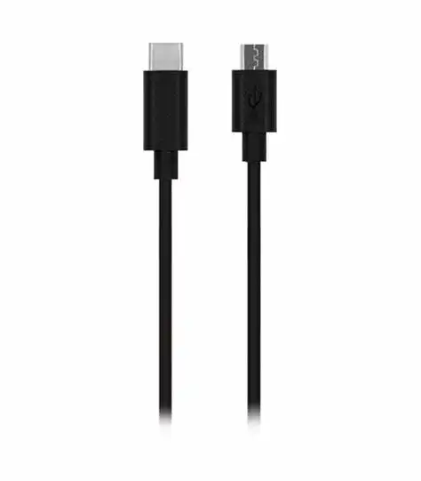2A 1M Black Male To Male Otg Cable Usb-c To Micro U-shape Usb-c 2.0 To Micro B Cable Usb Type C To Micro B For Hard Drive