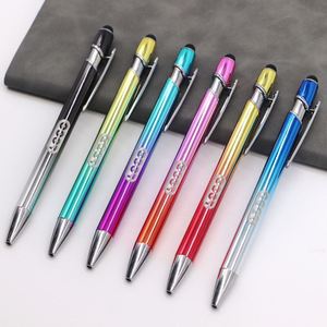 Custom Logo Creative Gradient Colors Ballpoint <b>Pen</b> Office Business Promotional Gift Metal Ballpoint <b>Pen</b> - Product Image 2