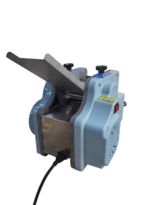 Mesin pembungkus pangsit otomatis <span class=keywords><strong>Mini</strong></span>, mesin penekan adonan Desktop kondisi baru Aplikasi pabrik tepung 1 tahun - Product Image 4