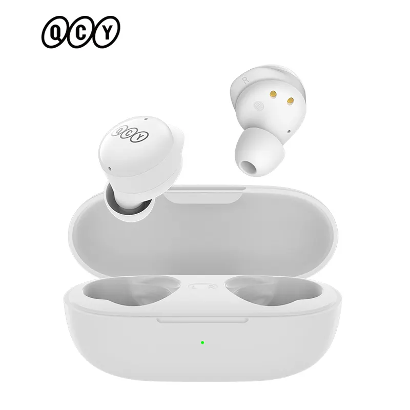 Original QCY T17 gaming headsets hands free ENC noise cancelling headphones BT 5.1 TWS wireless earbuds earphone