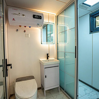 China 2026 Tiny Apple Capsule Mobiele Woning Prefab Gemaakt Cabin Keuken Badkamer Buitengebruik School Kantoor Winkelcentrum Gebouw-Staal