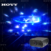 Écran d'eau certifié CE, projection holographique 3D, projecteur laser, fontaine lumineuse, projecteur LCD, résolution 1920x1200, HDMI