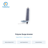 Parafoudre à oxyde métallique haute tension, boîtier polymère, pour système de distribution d'énergie