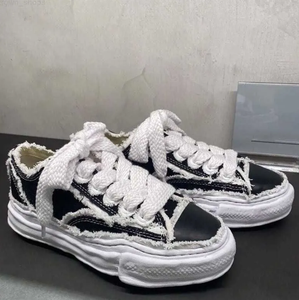 Zapatillas <span class=keywords><strong>de</strong></span> Deporte <span class=keywords><strong>de</strong></span> Máxima Calidad del Diseñador MIHARAS YASUHIROS para Hombre y <span class=keywords><strong>Mujer</strong></span> Mmy Bajas <span class=keywords><strong>de</strong></span> Lona Negras Casuales para Caminar - Product Image 4
