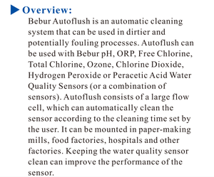 Wasser qualitäts analysator Auto-Reinigungs gerät für PH ORP-freies Chlor Gesamt chlor, Ozon, Chlordioxid, - Product Image 4