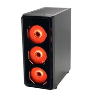 Caja de Ordenador Pcooling OEM, Chasis de Escritorio, Bajo MOQ, Caja de PC Mini ITX, Precio de Fábrica, Caja de PC para Juegos con LED