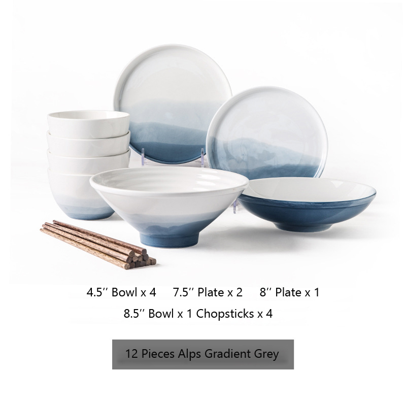 12 Piece Set-Grey
