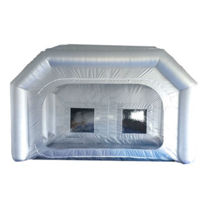 210 tente transparente de dôme de <span class=keywords><strong>camping</strong></span> gonflable d'igloo de publicité blanche d'Oxford avec la lumière menée - Product Image 2