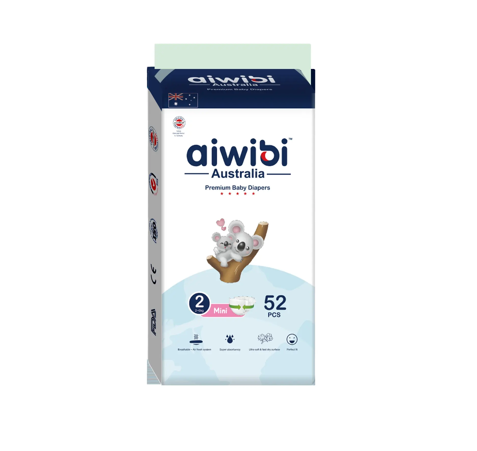 Aiwibi-PAÑALES awb01 para bebé, pañales económicos de buena calidad, mercado africano, los más vendidos, fabricante de pañales en China