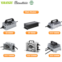 Chargeur de batterie étanche 14,6 V LiFePO4, 14,7 V Plomb-acide, 16,8 V Lithium-ion, 12 V 20A 25A 30A pour applications marines, VR, bateaux électriques et détecteurs de poissons
