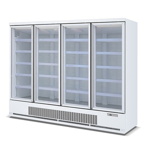 Thương mại siêu thị cửa kính hiển thị tủ đông tiếng ồn thấp siêu thị Ice Cream Tủ đông hiển thị tủ lạnh - Product Image 4