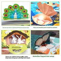 Petit secret caché : Livre d'images 3D pop-up pour enfants, couverture rigide, scènes à déplier, pop-ups à construire
