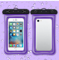 Gros universel écran tactile étanche étui de téléphone pochette de natation sous-marine étanche sac de téléphone intelligent pour la plongée à la dérive