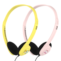 Casque filaire pour enfants casque de musique pour enfant écouteur de classe en ligne prise 3.5mm vente directe d'usine
